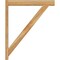 Ekena Millwork Traditional Block Rough Sawn Outlooker, Western Red Cedar, 6"W x 38"D x 46"H OUT06X38X46TRA05RWR - alternate 2